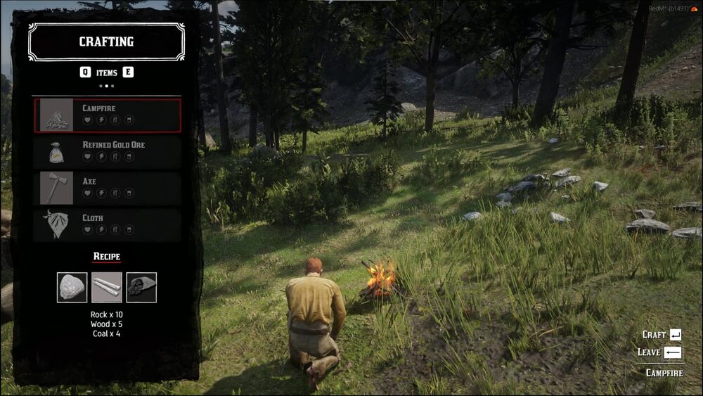 Park RP Crafting (VORP) — RedM script for the VORP framework